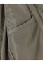 Khaki Regular Fit Shirt Collar Suede Men's Jacket - 8
