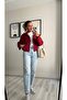 High Collar Zippered Bomber Jacket - 2