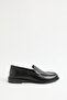 Loafer 2602 - Classic Leather Look Black Women's Loafer - 4
