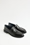 Loafer 2602 - Classic Leather Look Black Women's Loafer - 6