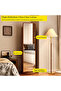 360° Rotating 3-in-1 Full-Length Mirror (168 x 46 cm) BROWN - Storage Shelves & Dual-Side Hangers, Space-Saving Design - 3