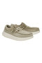 Solid Round Toe Lace-Up Men's Slip-On Shoes - 5
