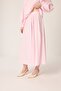 Linen Bluz Skirt Suit - 3