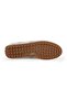 L6027 Men's Black Genuine Antique Leather Zig-Zag Stitched Dotted Rubber Sole Sneaker - 4