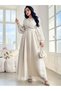 Rochie maxi, bej - L - 3