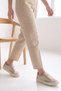 Eraska Women's Genuine Leather Sneaker Sports Shoes - Beige Suede - 7