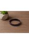 Orselli Bluewood Brown Navy Blue Leather Men's Bracelet - Three-Strand Weave - 2