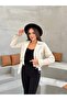 Snake Skin Textured Belted Short Jacket - 6