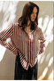 Burgundy Striped Shirt - 2Y4966 - 2
