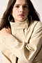 Water Repellent Balloon Fit Hooded Zippered Coat (26 Au) - 4