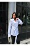Women's Black Buckle Belted Double-Breasted Jacket Shirt - 3