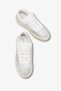 Women's Genuine Leather Sneaker Sports Shoes Miresa White - 3