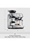 سايج - ماكينة إسبريسو ذكية من الحبوب إلى الكوب، نظام تسخين ثيرمو جيت، وظيفة التحضير البارد، تي تاتش إمبريس - 2