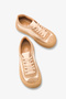 Eraska Women's Genuine Leather Sneaker Sports Shoes - Cream Suede - 3