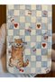 iPhone 13/14 Cat Printed Velvet Inside Launch Silicone Phone Case (White Case) - 3