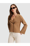 Camel Regular Fit Knitwear Cardigan 50331256-Vr015 - 3