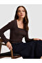Brown Slim Fit Sweater 50331266-Vr029