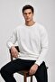 Men's Seasonal Regular Fit White Collar Basic Sweater - 4