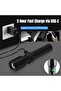 2 Pack Tactical Flashlights Torch High Lumen, 3 Modes Led Waterproof Rechargeable Zoomable Linternas - 3