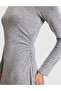 Gray Melange Ex. Slim Fit Knitted Dress 50331298-Vr086 - 5