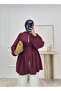 Women's Ribbed Linen Hijab Shirt - 2
