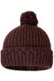 Women's Pompom Patterned Knitted Folded Winter Beanie - 8