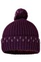 Women's Pompom Patterned Knitted Folded Winter Beanie - 4