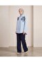 Embroidered Stone-Embellished Oversized Linen Shirt - 3