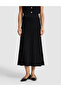 Black Slim Fit Knitwear Skirt 50331249-Vr046 - 2