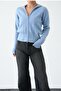 Women's Turtleneck Zippered Wool Knitwear Cardigan - 2
