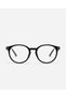 Ovira Black Round Unisex Blue Light Protection Computer Glasses with Interchangeable Lenses - 6