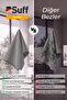 Kamille Sensitive Surface Microfiber Cloth Scratch-Free Wide Camera and Lens Cleaning Cloth 70X50 cm Gray - 5