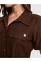 Brown Regular Fit Woven Dress 50321289-Vr029 - 6
