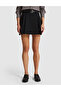 Black A-Line Woven Skirt 50331541-Vr046 - 2