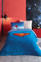 Superman Logo Single Wellsoft Blanket - Blue