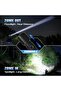 2 Pack Tactical Flashlights Torch High Lumen, 3 Modes Led Waterproof Rechargeable Zoomable Linternas - 2