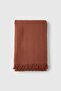 Tv Shawl & Sofa Cover |   Tasseled Cotton Coverlet (170X200Cm) - 8 Colors