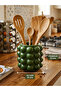 Bubble Countertop Upright Spoon Holder Organizer Leaf Green - 3