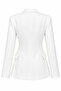 White Jacket Mini Skirt Double Set - 2