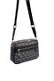 Smoked - Black Monogram Women's Crossbody Bag Sp1280 - 2