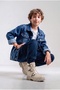 Non-Slip Lightweight Waterproof Sole Belt Detail Short Zippered Girls Boys Winter Boots - 4