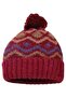 Women's Pompom Folded Patterned Knitted Winter Beanie - 8