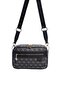 Smoked - Black Monogram Women's Crossbody Bag Sp1280