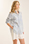 Striped Mini Floral Shirt - 3