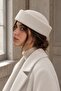 Klh Studio Dept. Heritage Wool Pillbox Hat - Cream - 3