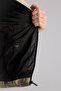 Waterproof Slim Fit Stand Collar Lined Zippered Faux Leather Puffer Vest H1726Ax26Au - 5