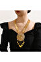 Latest National Style Collection Dubai 18 K Gold Plated Classic Link Chain Women's Necklace Ban - 2