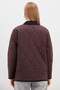 Waterway Patterned Velvet Detailed Quilted Coat - 8