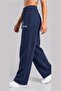 Regular Women's Black Wide Leg Oversize Sweatpants - 5