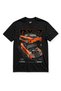 Mazda Rx-7 Jdm Car Printed Black T-Shirt – Japanese Sports Car Themed Unisex Streetwear - 2